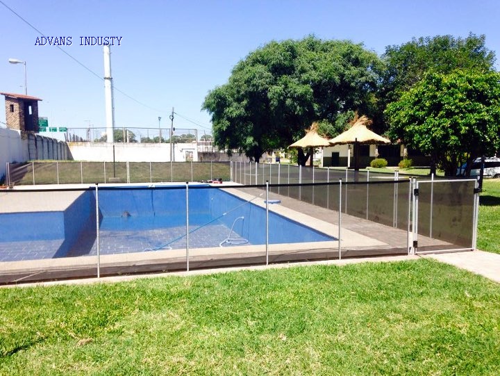Swimming pool safety fence PVC Coated Mesh Fabric